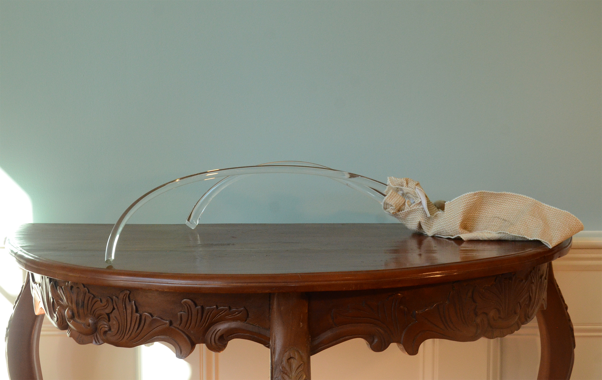 Crawling to the door